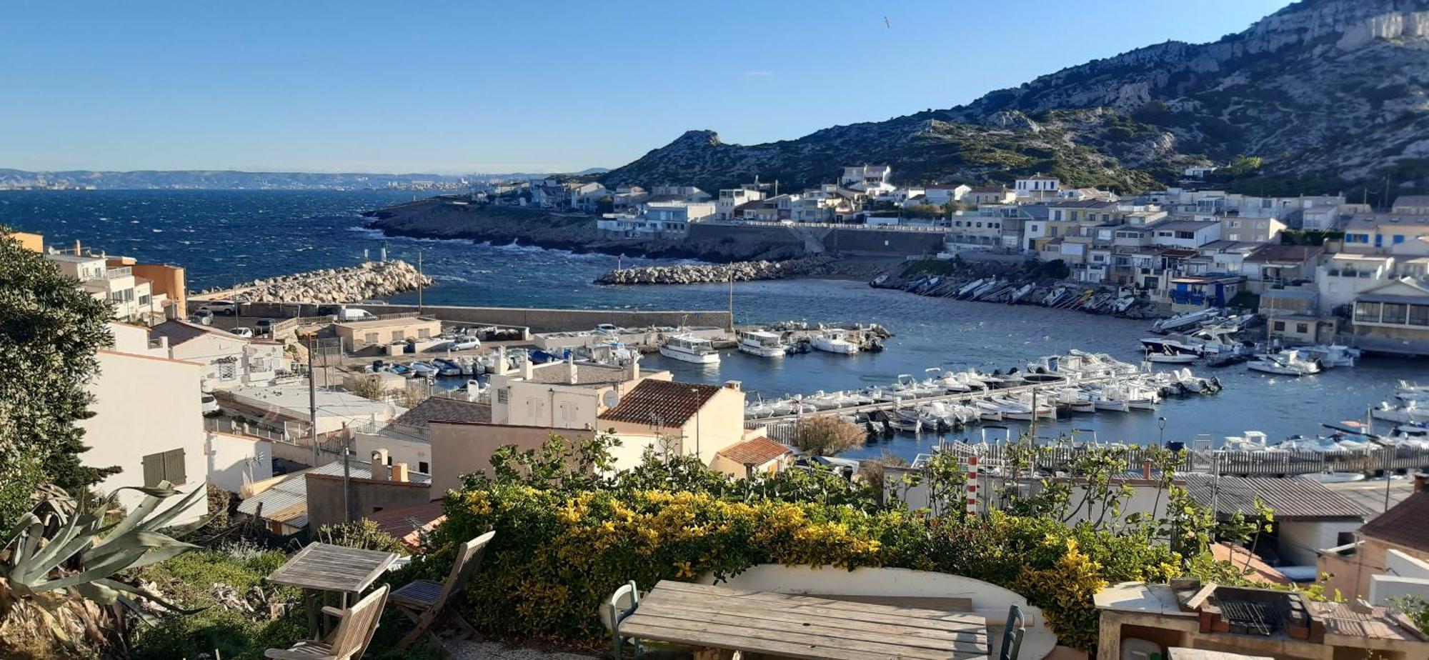 Cabanon Vue Mer Et Calanques Les Goudes Marseille Eksteriør billede